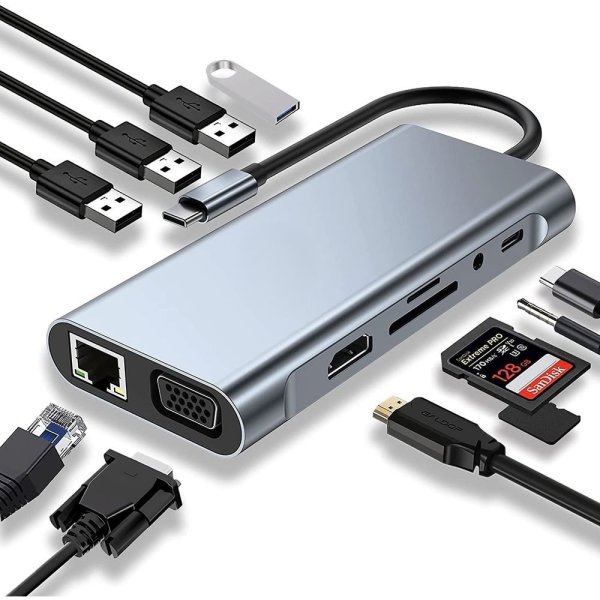 STATION D'ACCUEIL 11 EN 1 TYPE-C