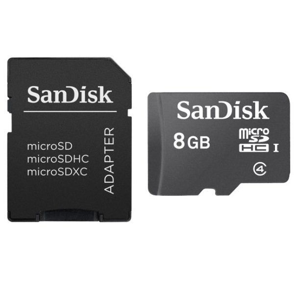 Carte mémoire microSD 8 GO