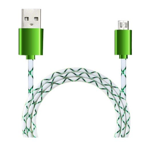 Câble V8 lumineux pour Android