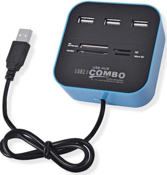 Combo reader 2.0 3 ports