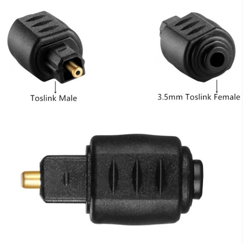 Convertisseur Toslink vers mini Toslink