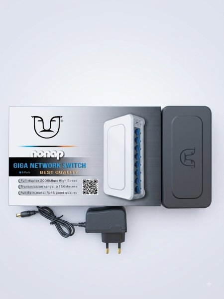 Switch Ethernet Nonap S808