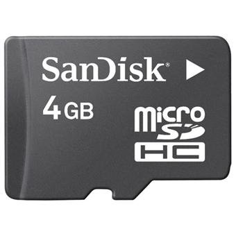 Carte mémoire microSD 4 GO