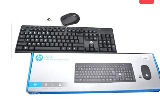 Long clavier & souris sans fil
