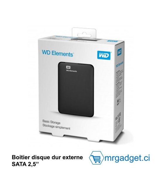 Boîtier WD Elements 3.0