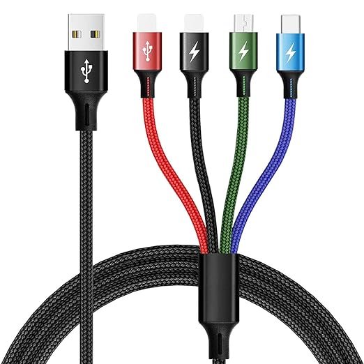 CÂBLE DE CHARGE 4 EN 1 POUR SMARTPHONES