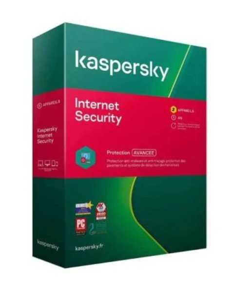 Coffret Kaspersky Internet Security 2 postes