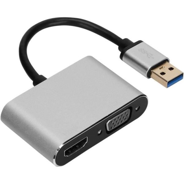 Adaptateur USB 3.0 to HDMI & VGA