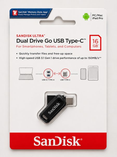 Clé Sandisk OTG type-C 16 Go