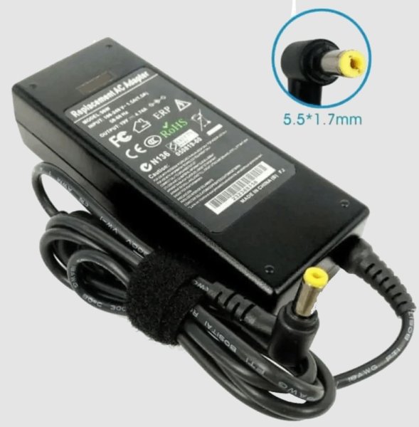 Chargeur Acer 19V-4.74A bout jaune