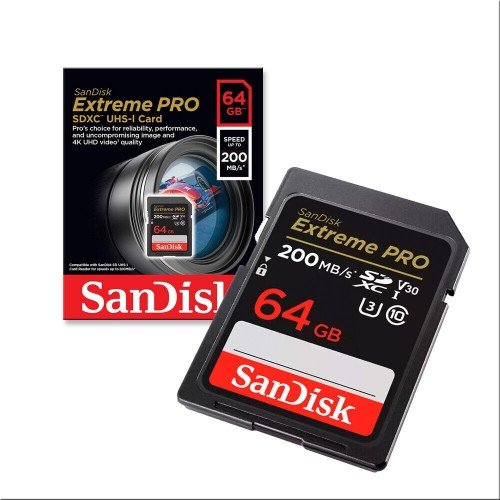 Carte mémoire Sandisk Extreme pro 64 GB