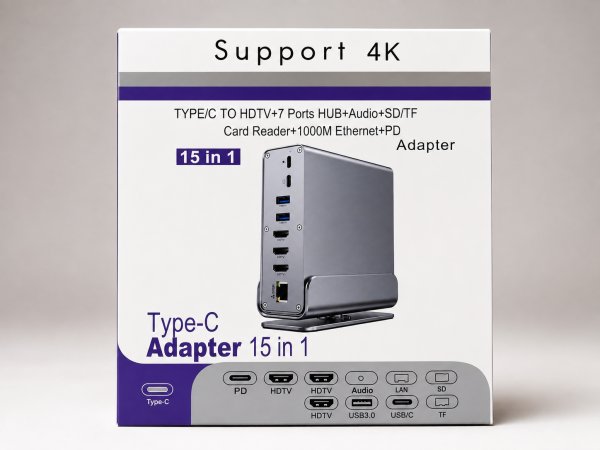 Hub USB-C 15 en 1