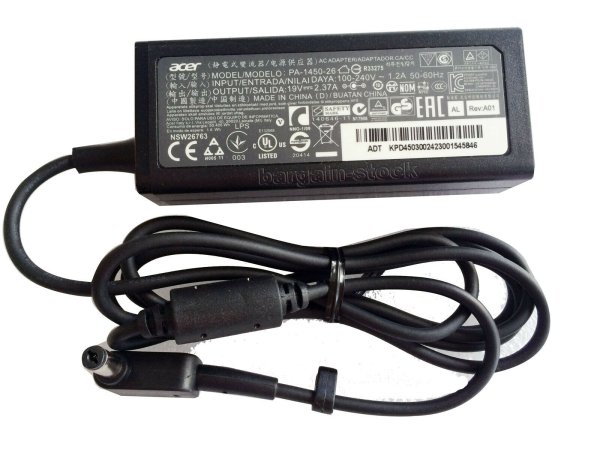 Chargeur Acer 19V-2.37A Transfo moyen bout moyen