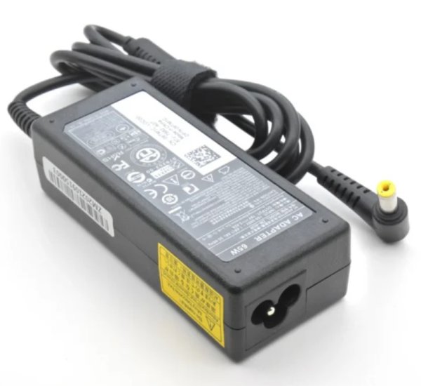 Chargeur Toshiba 19V-2.37A petit transfo bout moyen jaune
